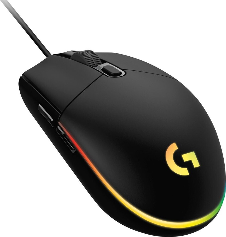 Logitech G203 Prodigy RGB Wired Gaming Mouse – Black