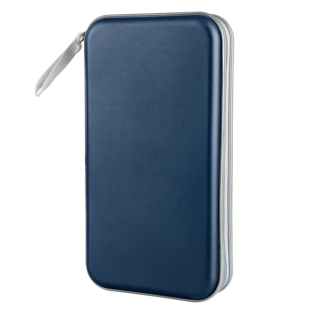Siveit CD Case, DVD Case Holder 96 Capacity Hard 96 Capacity, Dark Blue