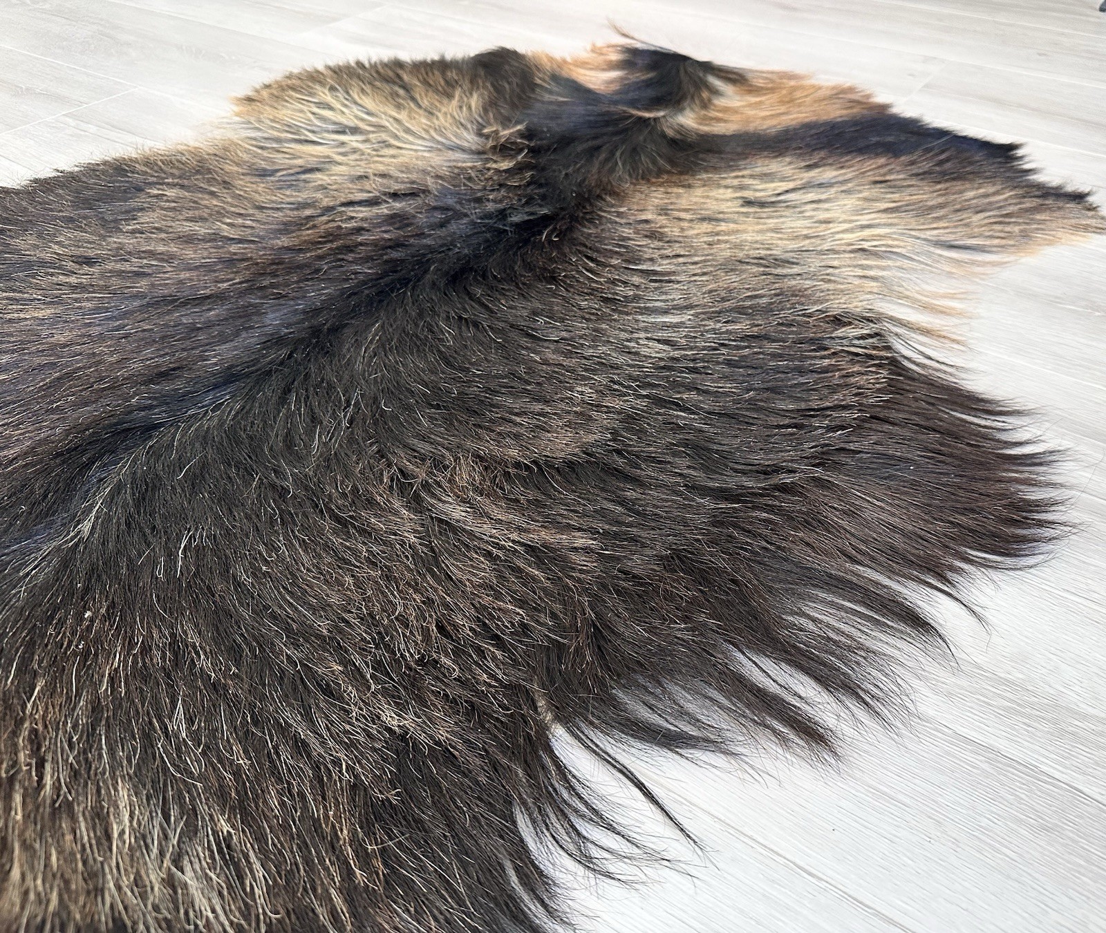 %100 Natural Goatskin Rug,goatskin Pelt,goatskin Carpet,Color,black.brown,camel