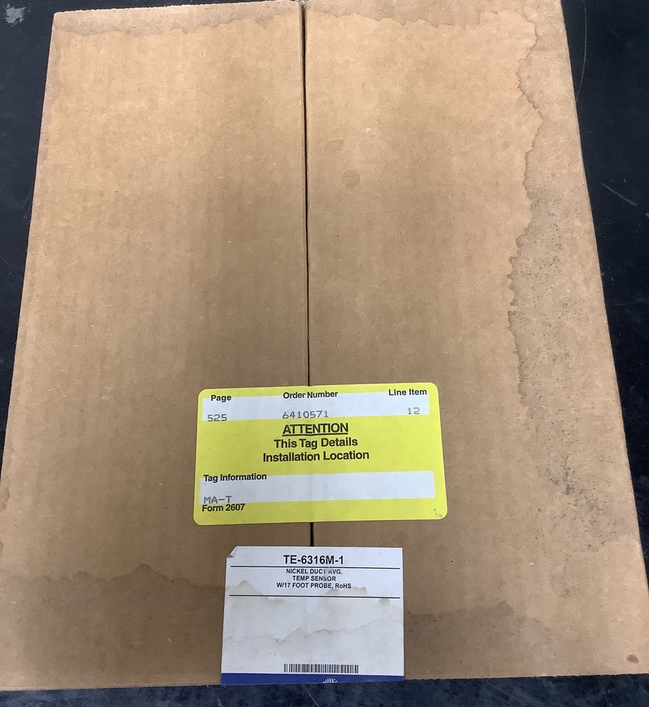 JOHNSON CONTROLS TE-6316M-1 TEMPERATURE SENSOR NICKEL