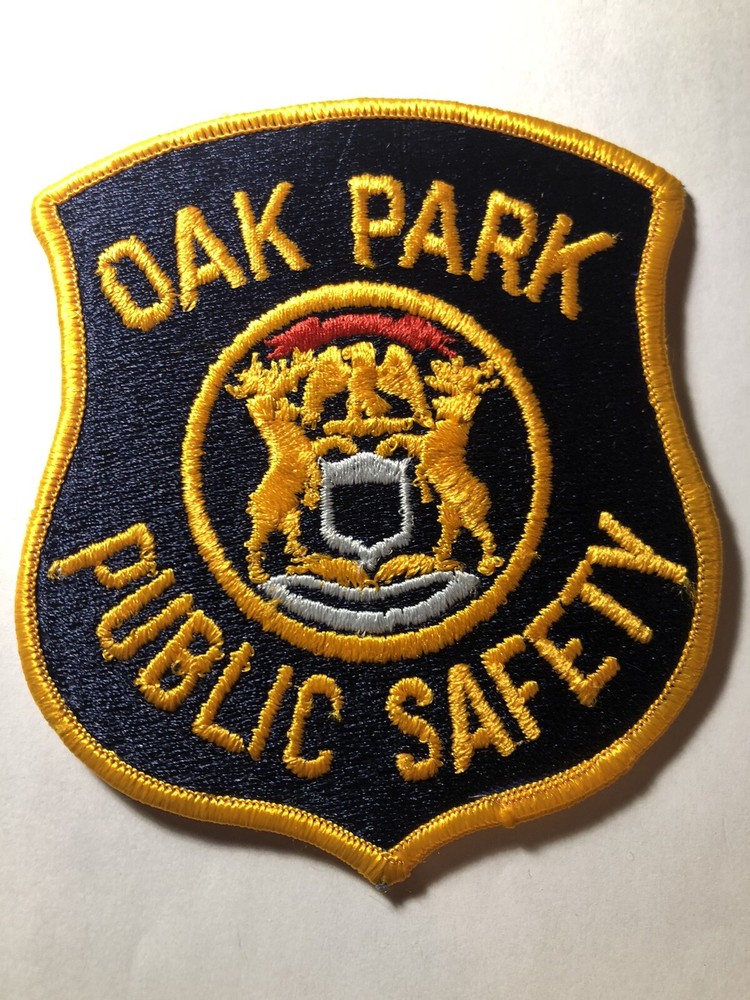 Oak Park Michigan Public Safety Patch