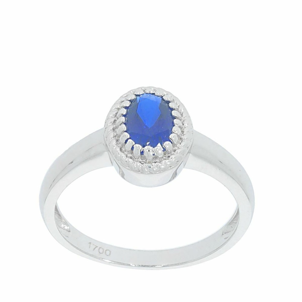 Sterling Silver Semi Mount Ring Setting OV 7X5mm Solitaire