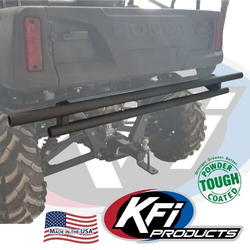 KFI Double Tube Rear Bumper Black Honda Pioneer 700 700-4 2014-2026