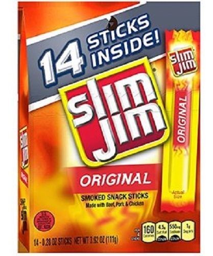 Slim Jim Original Smoked Snack Sticks
