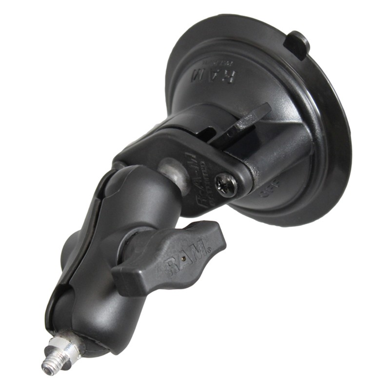 RAM Suction Cup Short Mount with 1/4"-20 Threaded Stud for Camera, Action Cam