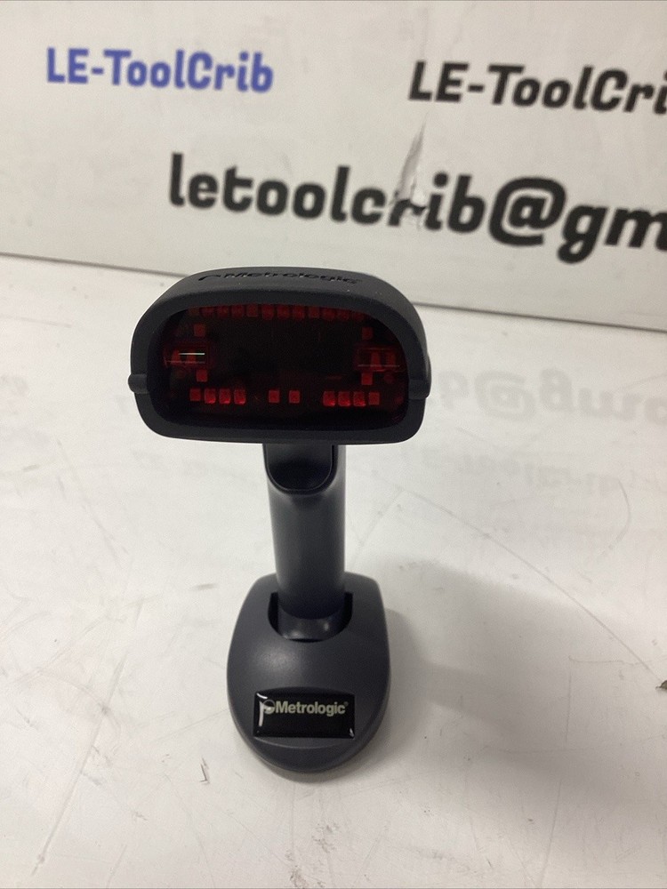 Metrologic SCANNER MS1633 With Base Missing Battery N-916