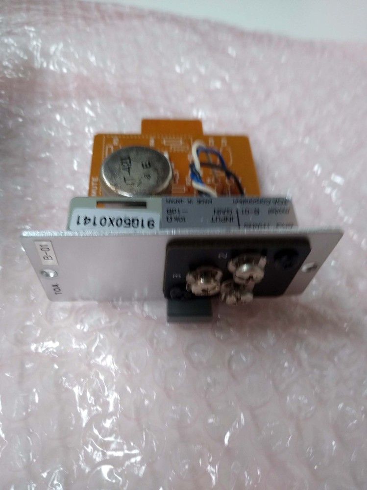 TOA B-01 Unbalanced Line Input Module Inputs and Gain Control