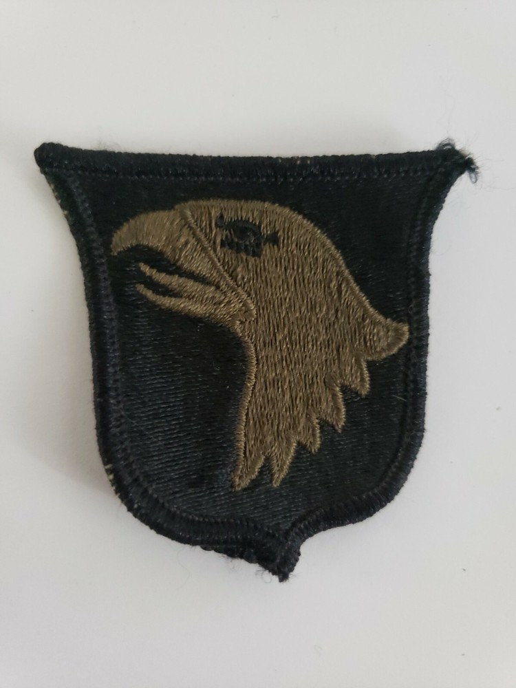U S Army Patch - 101 Airborne Div. Subdued Sew On Patch