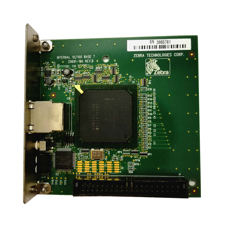 Ethernet Print Server Network Card for Zebra S4M Thermal Lable Printer