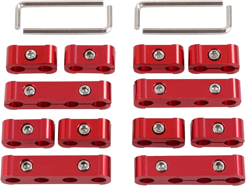 Engine Spark Plug Wire Separator Divider Wire Boots Protector Heat Sheild Sleeve