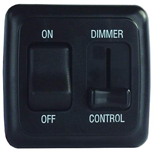 12275 Dimmer On/Off Switch with Bezel Black