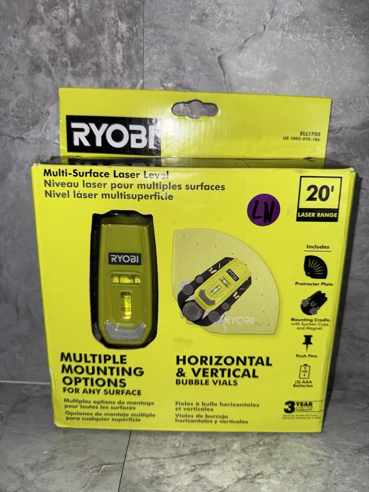 RYOBI ELL1750 Multi Surface Laser Level