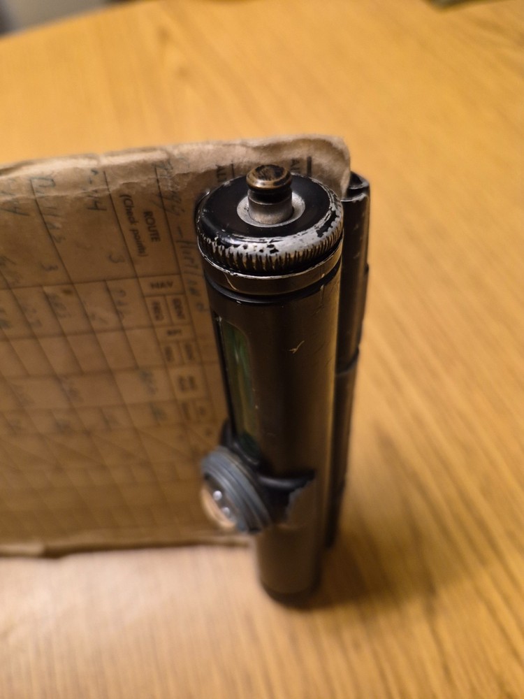 WWII US Army Air Force Fighter Pilot Clipboard and Flight Log Built in Light WOW