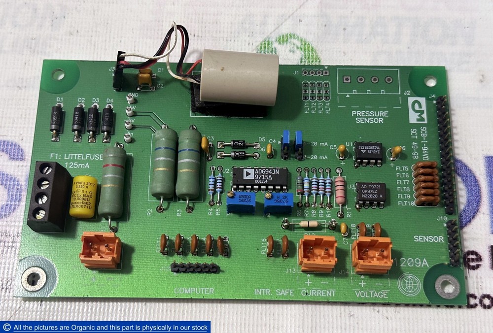Orbisphere 1209A.001 Sensor Board Assy 1209A For 3662 EX ATEX Controller Hach