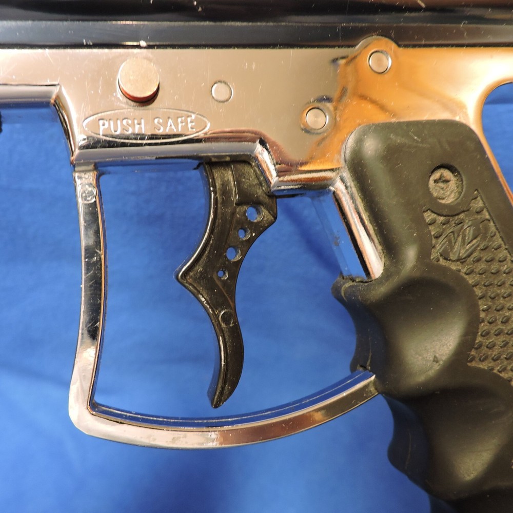 Genesis Blue & Chrome Paintball Gun Marker 1290