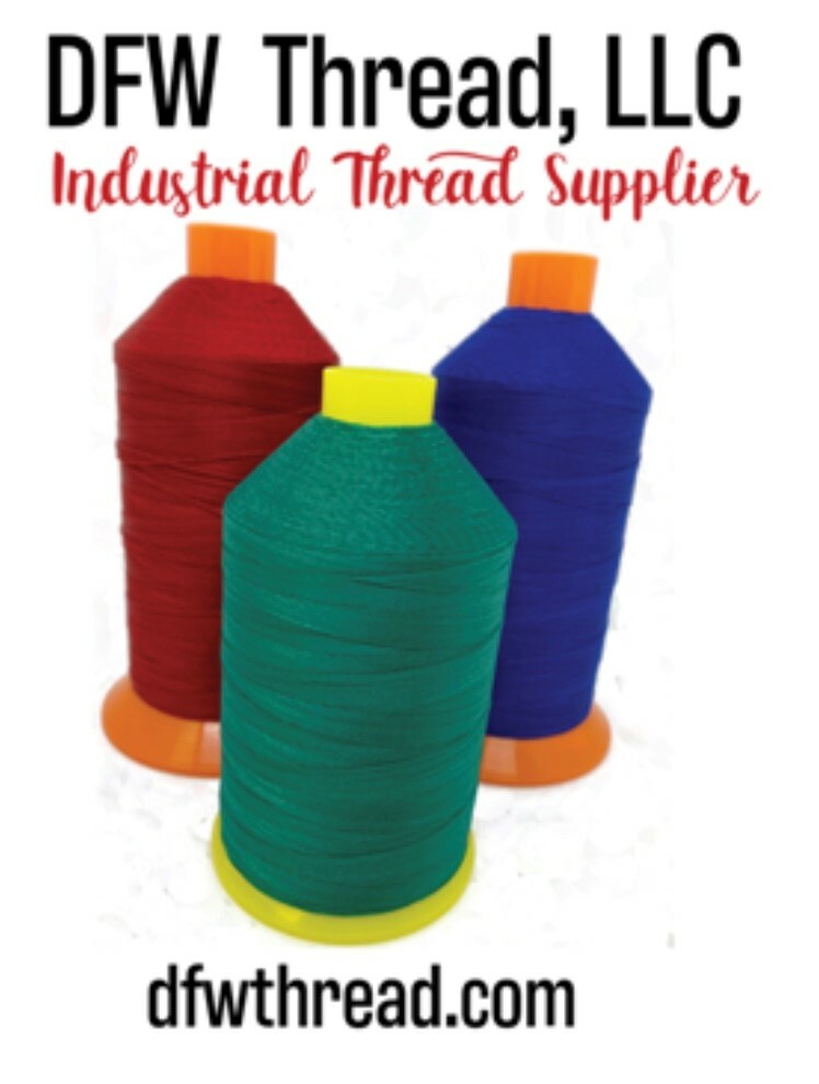 Nylon Bonded Black & White Thread 16 Oz, Upholstery/Leather/Canvas