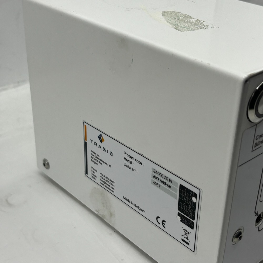 TRASIS Model AIO Add-on Product Code S4000-2919 Serial 4087 Automated 🎯