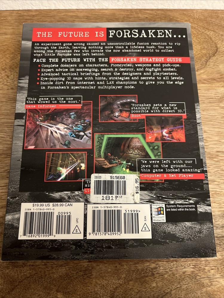 Forsaken Strategy Video Game Guide Book