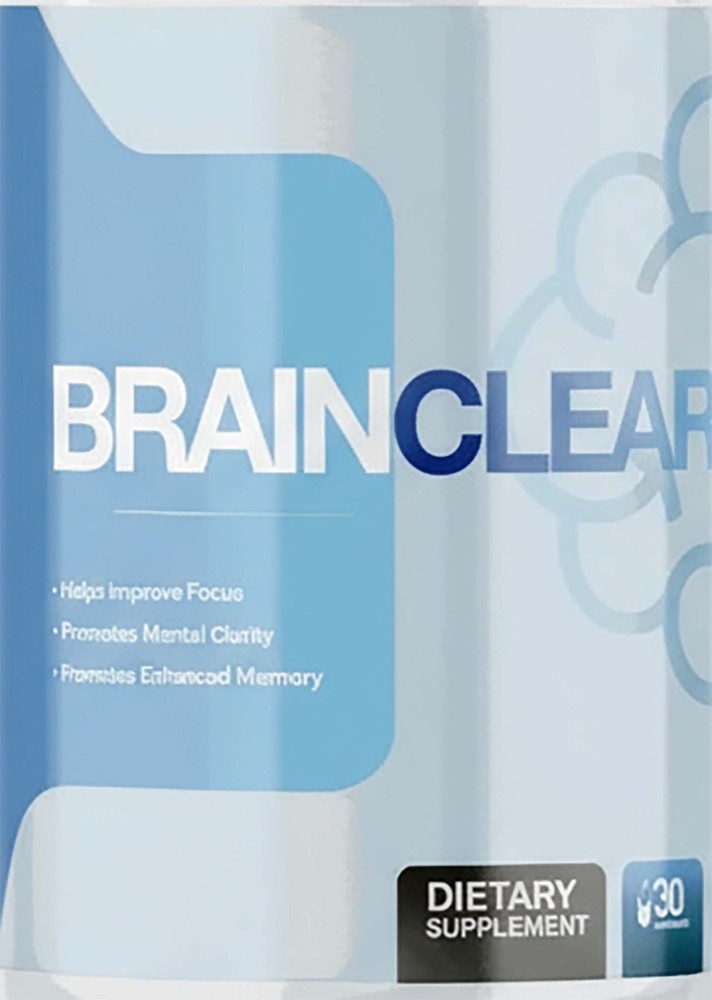Brain Clear Mind Memory & Cognitive Support 30 Capsules Genuine BrainClear