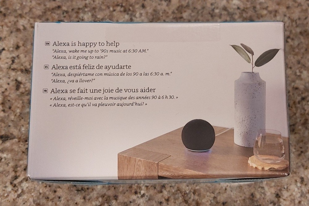 AMAZON ALEXA ECHO DOT 5TH GENERATION MODEL C2N6L4 ~NEW IN BOX~ CHARCOAL~SEALED