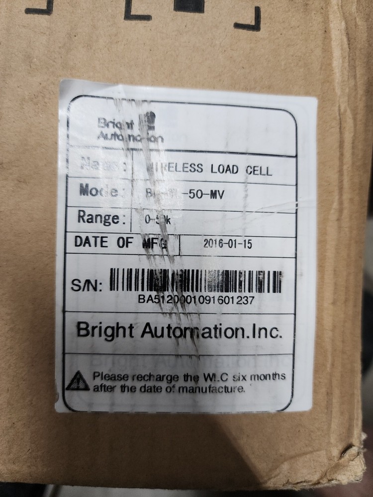 Bright Automation Wireless Solar Load Cell Accelerometer BR-WL-50-MA Drill Rig