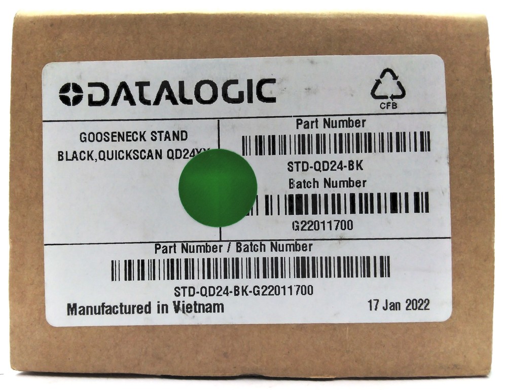 Datalogic QuickScan Handheld Scanner Stand Gooseneck / Flex STD-QD24-BK