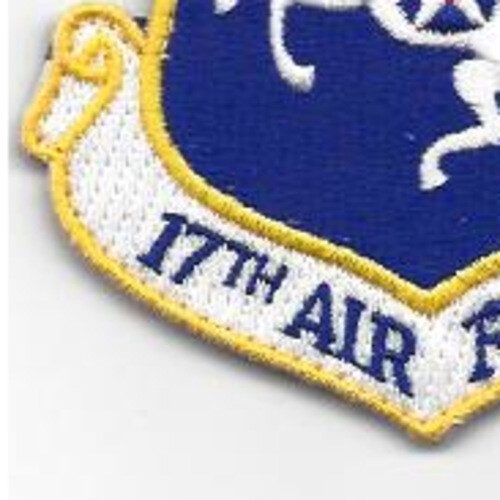 17th Air Force Shoulder Patch Hook And Loop