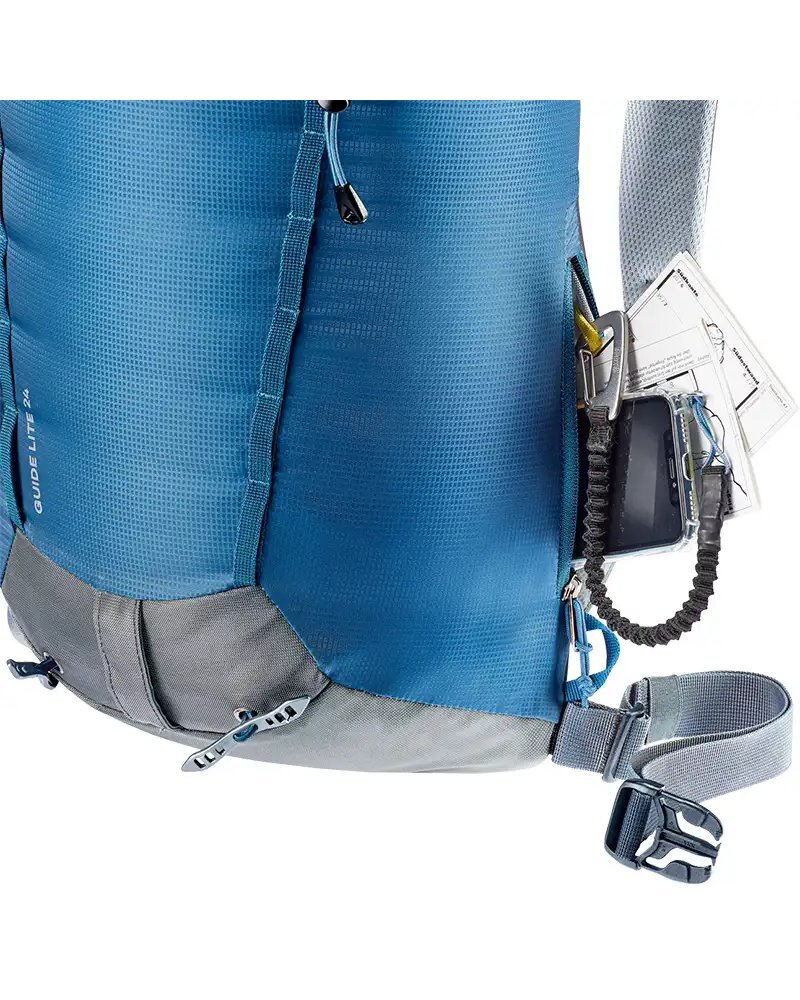 - Deuter Guide Lite 24 Mountaineering Backpack, Reef/Graphite