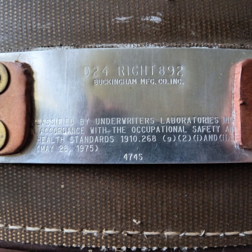BUCKINGHAM LINEMANS BELT