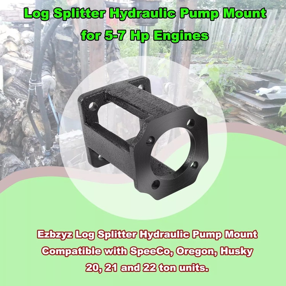 Log Splitter Hydraulic Pump Mount for 5-7 Hp Engines Replacement Brackets