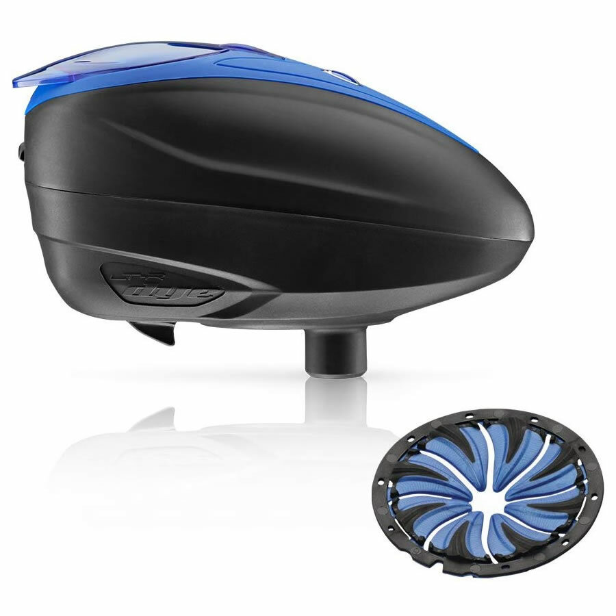 Dye LT-R Loader & Quick Feed Combo - LT-R Blue W/ Blue Quick Feed - Paintball