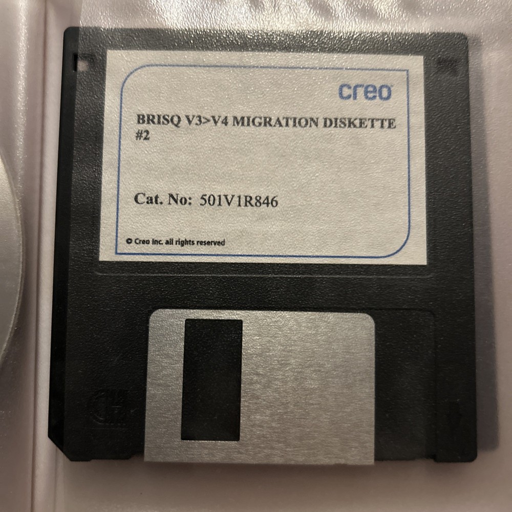 Creo Brisque 4.0.97.23 RIP Software Installation Kit – 7 CDs + Docs – Legacy