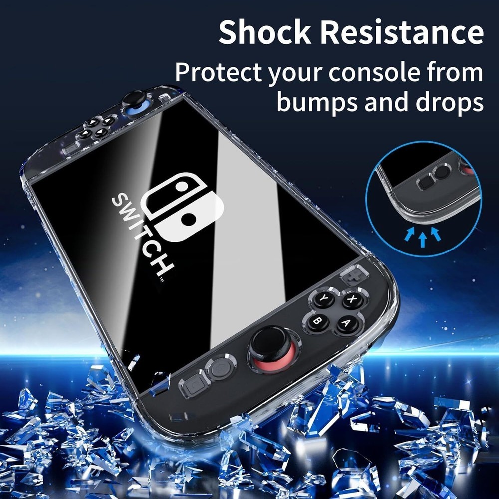 Case For Nintendo Switch 2 Console and Joy-Con Controller with Screen Protector