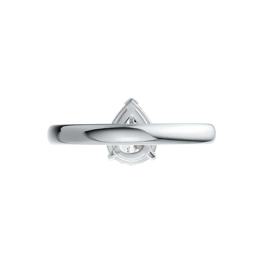 Sterling Silver Semi Mount Ring Setting Pear PE 10X8mm Solitaire