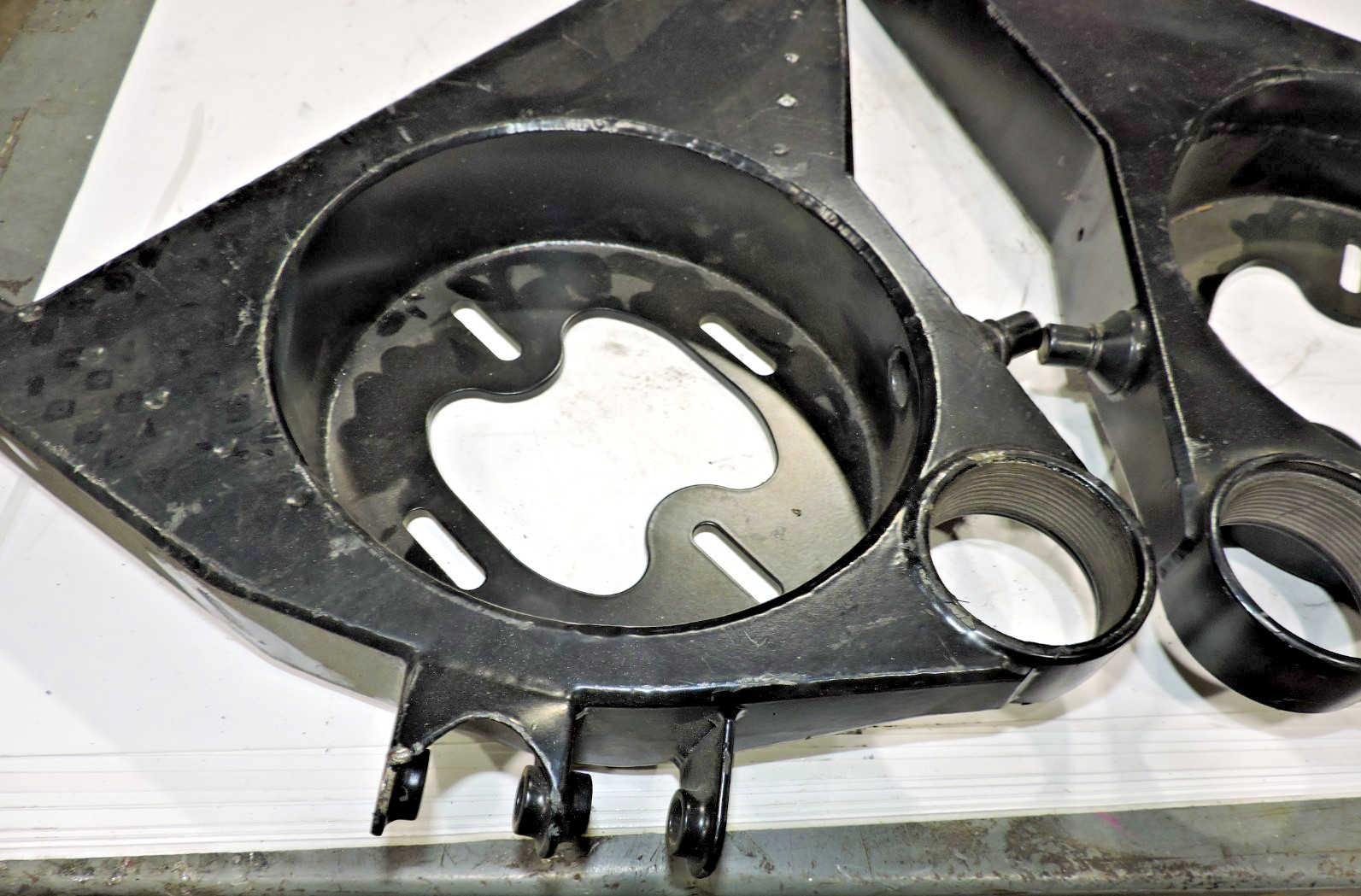 (2) Tig Welded lower control arms adjustable buckets pair NASCAR ARCA