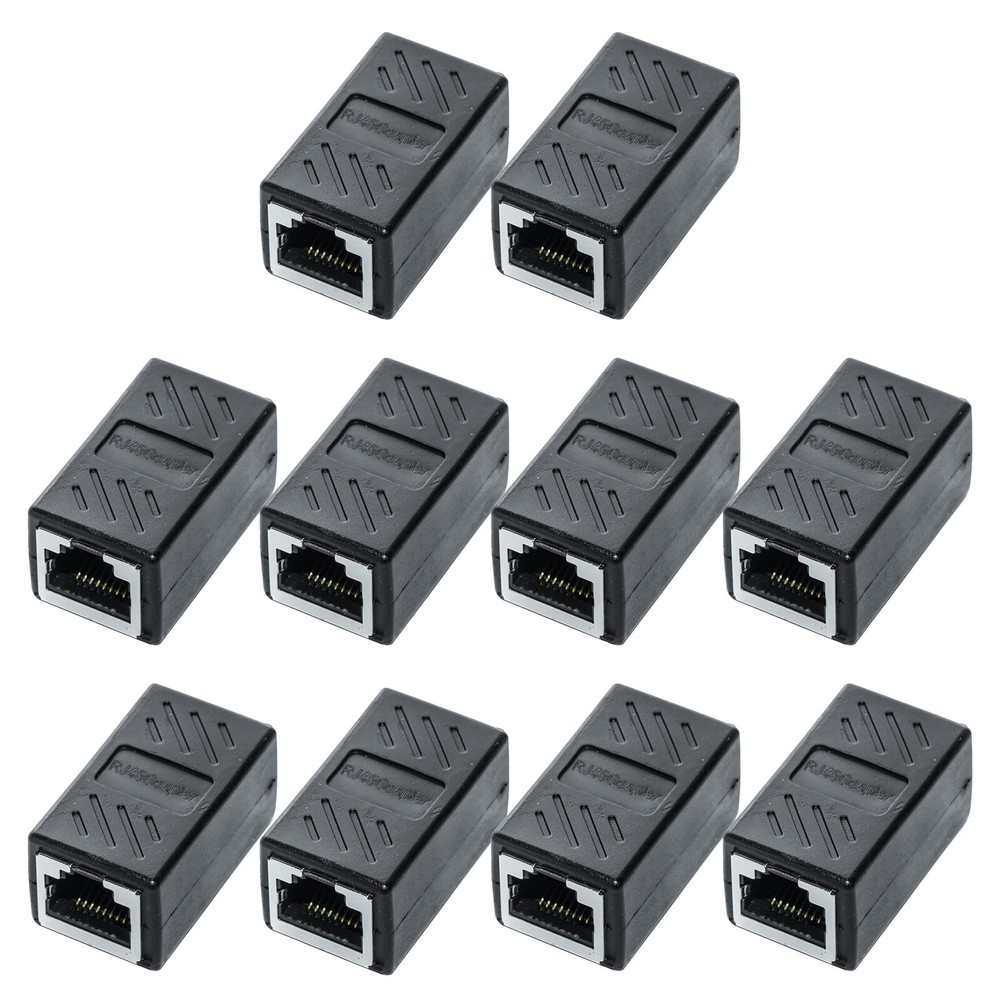 RJ45 Inline Coupler Cat7 Cat6 Cat5e Cat5 Ethernet LAN Network Cable Adapter Lot