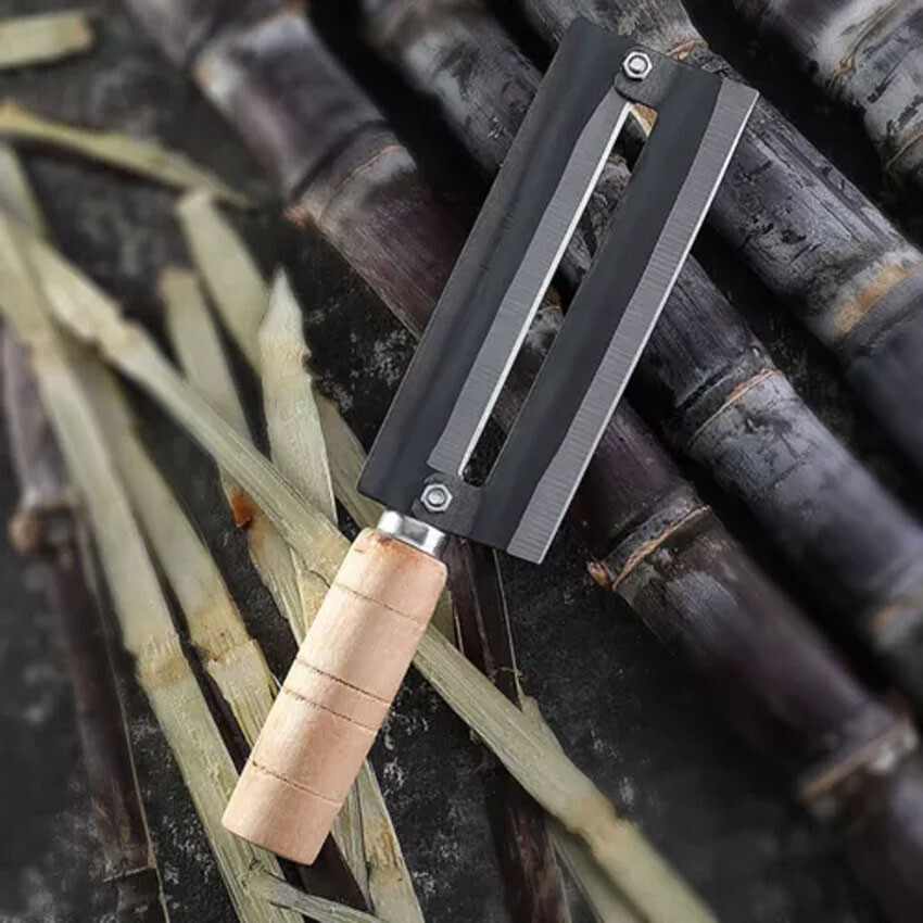 New Sugarcane Peeler Knife -- Double Function, Sharp, Fast, and Easy ! Peel Pro