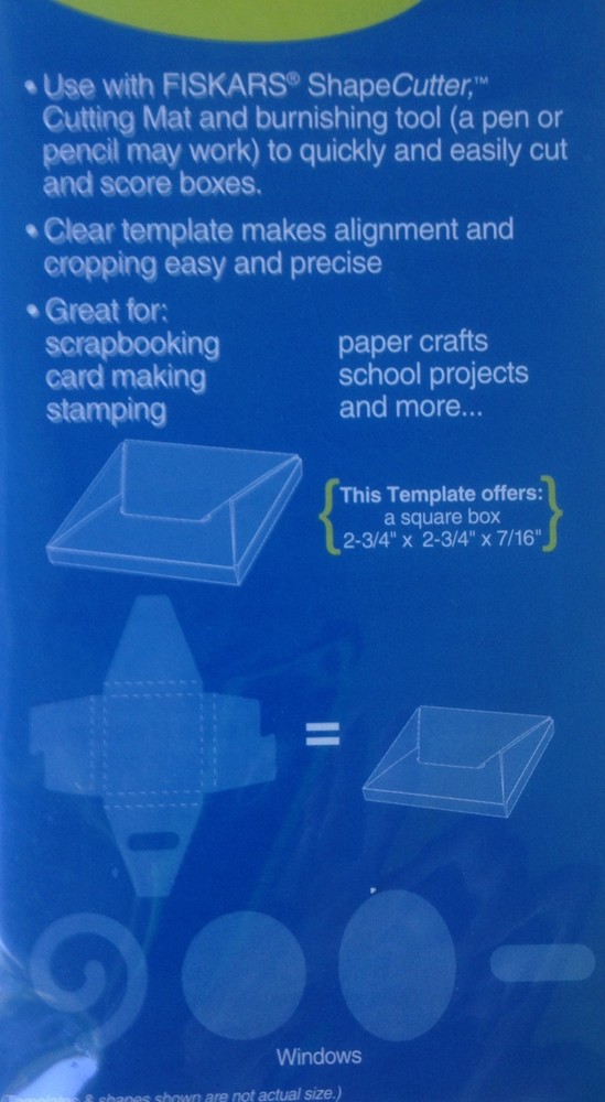 Fiskars Shape Template & Scoring Guide Set - Box 1- 4873 - NEW