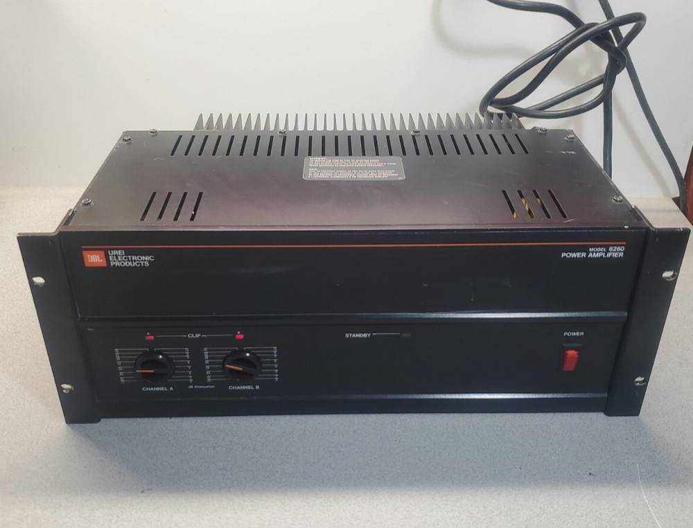 JBL Urei Model 6260 Power Amplifier 2 Channel - Tested and working