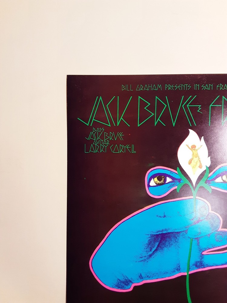 BG-220 POSTER / Original first, nearly Mint / Jack Bruce / Johnny Winter