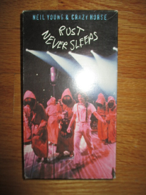 NEIL YOUNG & CRAZY HORSE 1979 Rust Never Sleeps VHS Video Tape