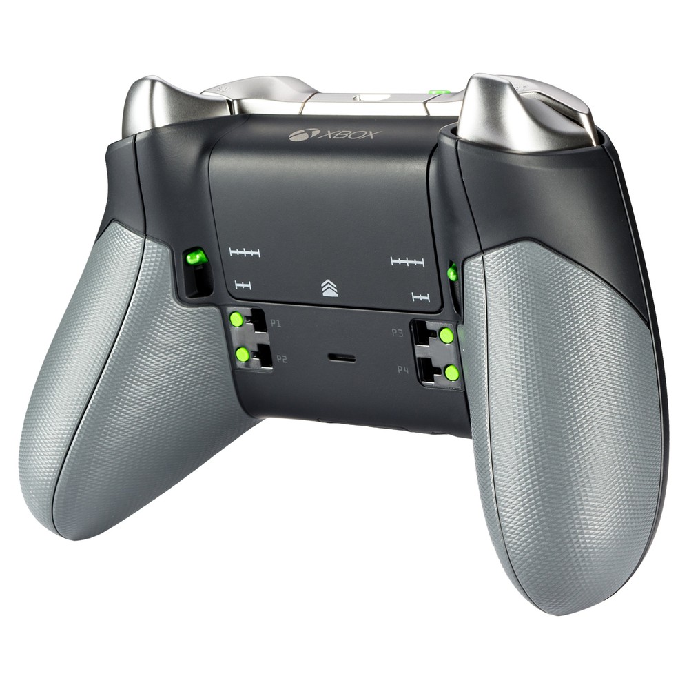 eXtremeRate Rubberized Rear Grip Back Panels for Xbox One Elite Controller 1698