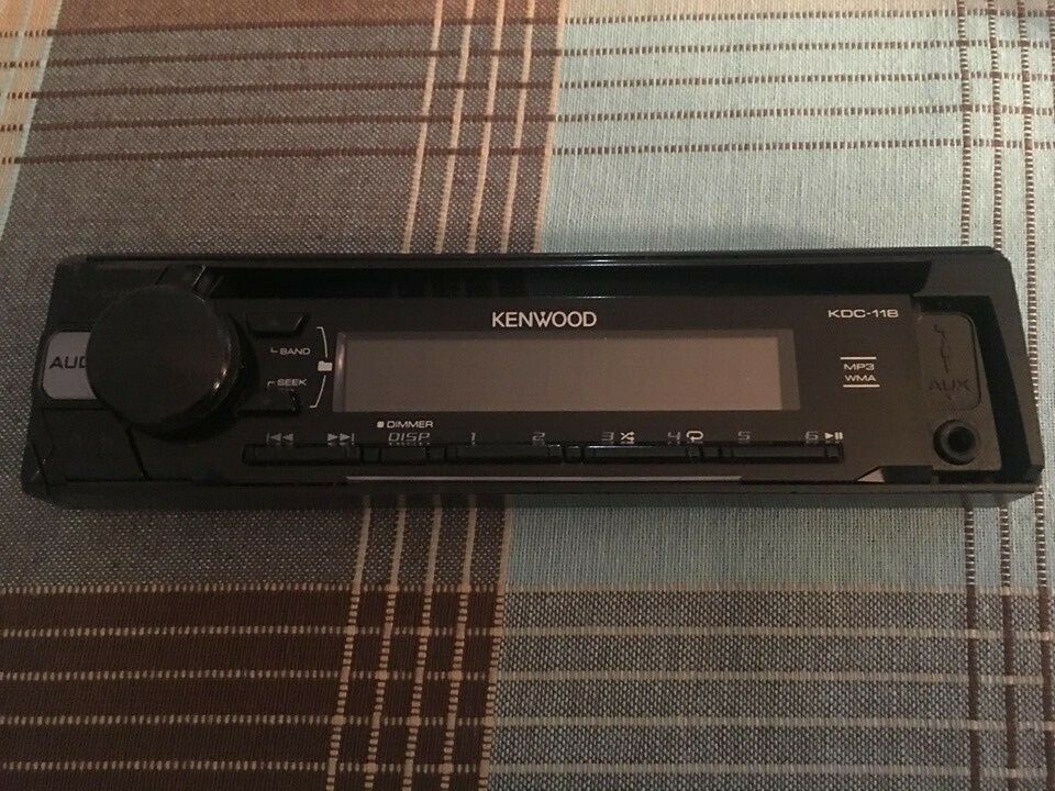 faceplate kdc-118  very clean tested