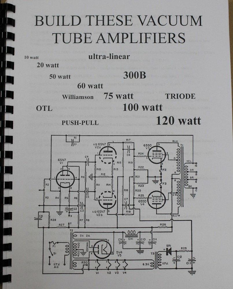 BUILD THESE VACUUM TUBE AMPLIFIERS