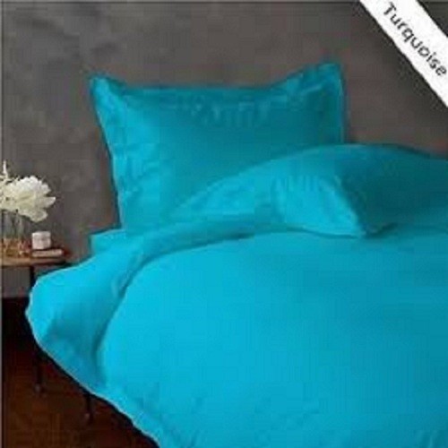 Queen Size Turquoise Solid Sheet Set 1000 Thread Count 100% Egyptian Cotton