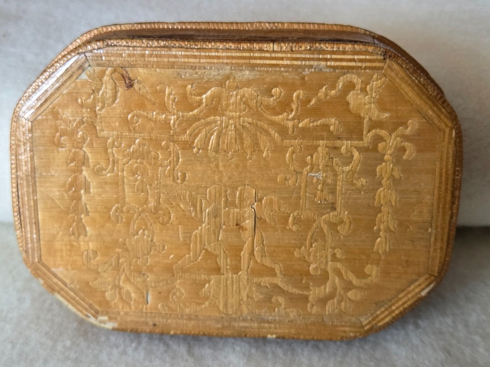 18th Century Straw Snuff Box