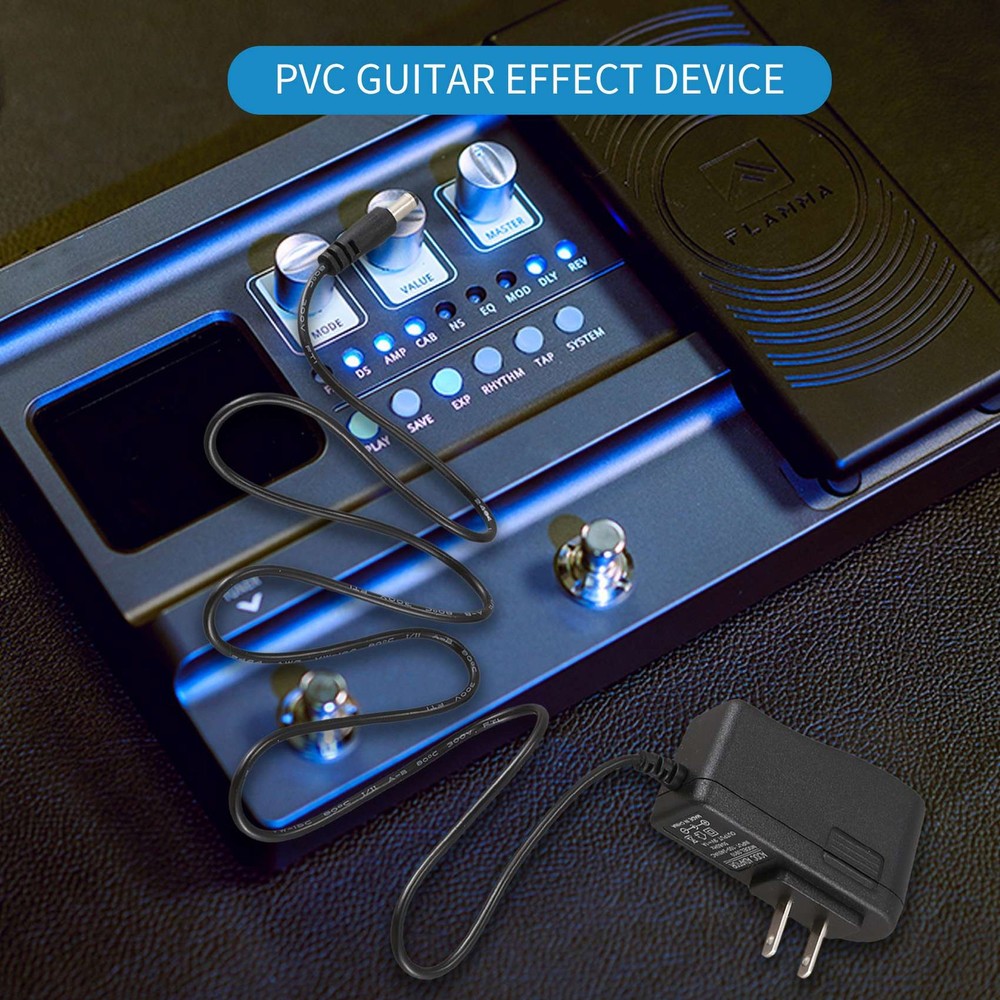 Guitar Feeects Pedal Mains Replacement Supply AC Adaptor 9V 1A J6B76339