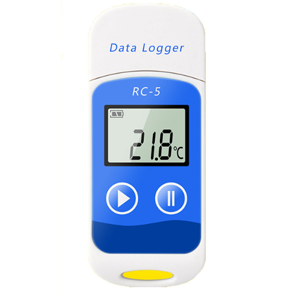 Portable Temperature Logger Humidity Logger Data Quickly Generate PDF Reports