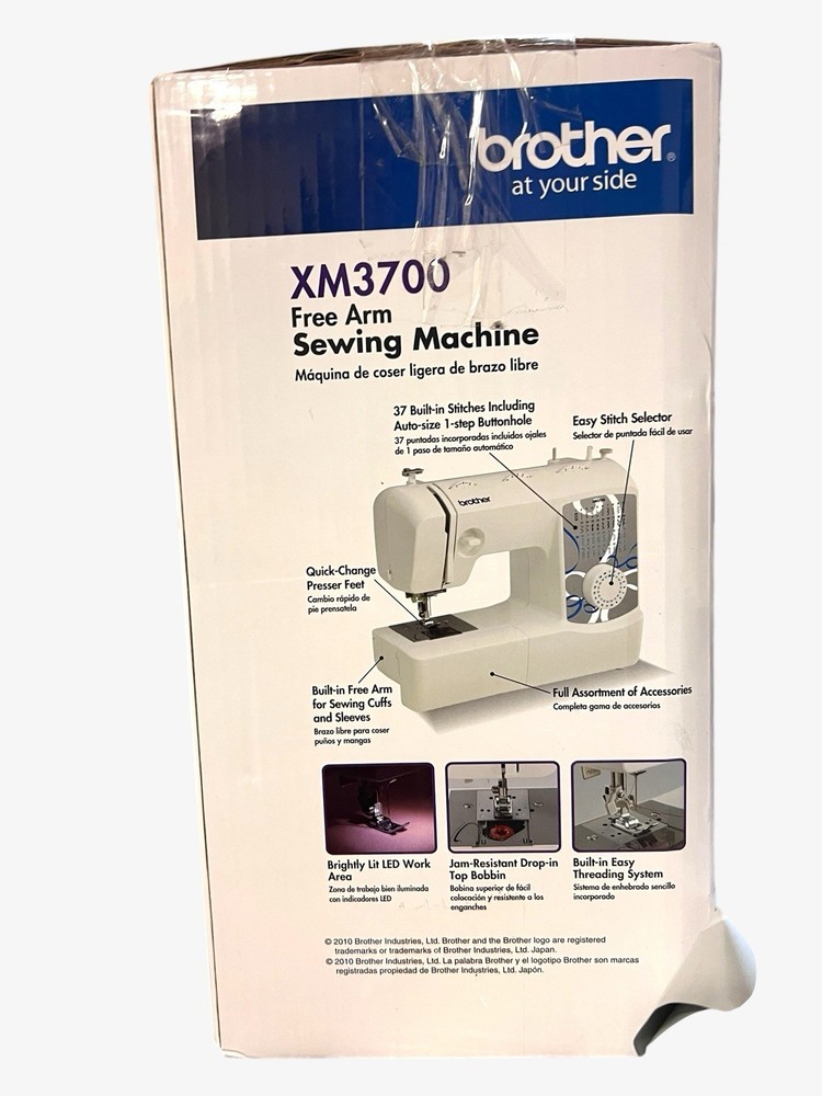 Brother SewIng MachIne XM3700 Automatic Needle Threader and Thread Bundle