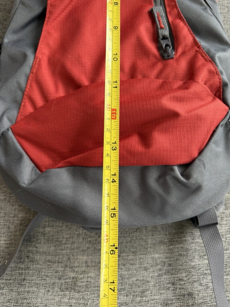Cabela’s XPG Strata 8 Hiking Hydration Backpack Daypack Red Gray NO BLADDER